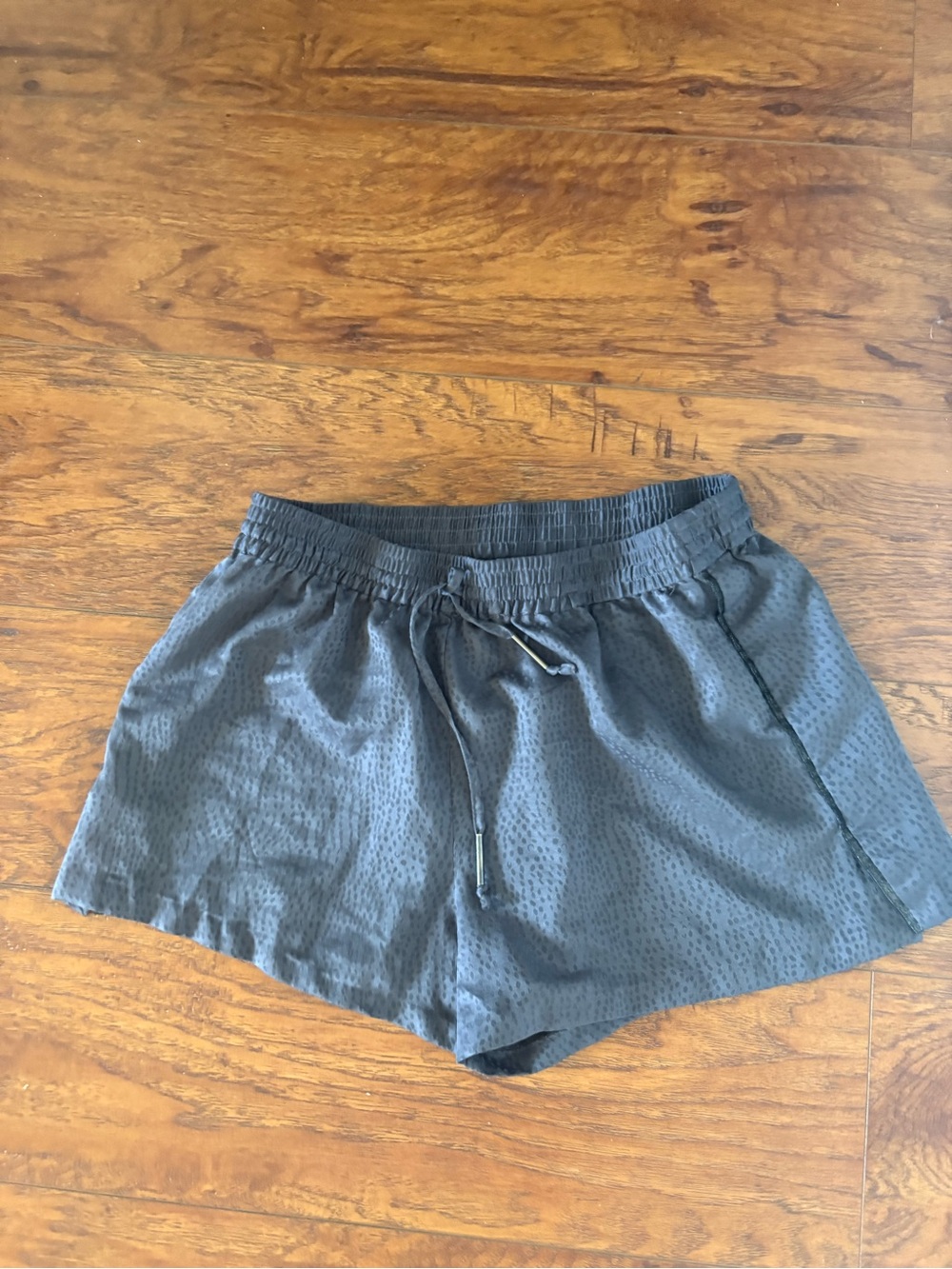 Forever 21 Black Athletic Drawstring Shorts